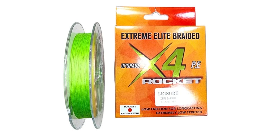Multifilamento Rocket X4 Elite Braid - 0.14mm - X100 Metros