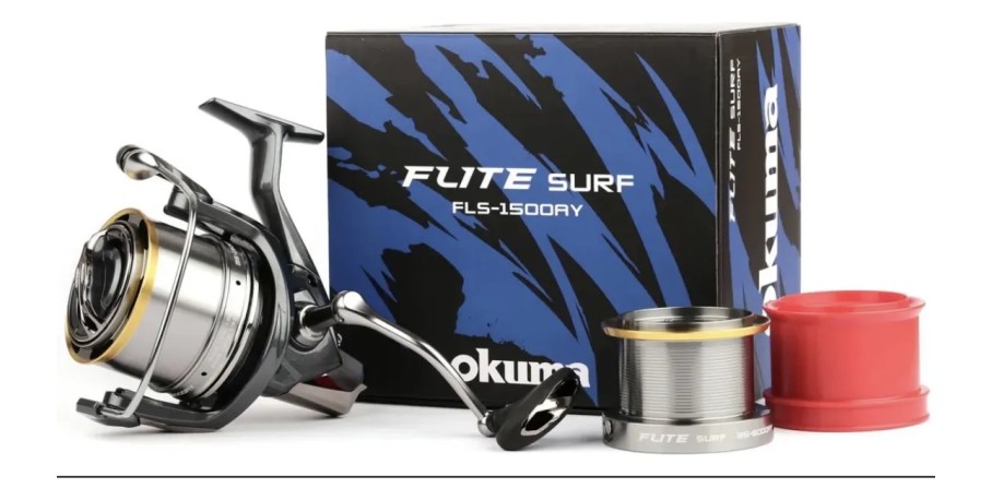 Reel Okuma Flite - 3 Carretes - 470 Gramos! Surfcasting