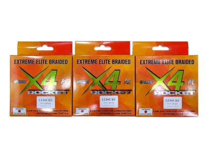 Multifilamento Rocket X4 Elite Braid - 0.14mm - X100 Metros