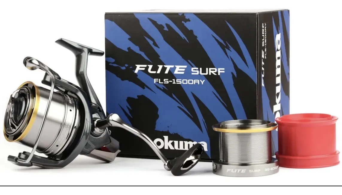 Reel Okuma Flite - 3 Carretes - 470 Gramos! Surfcasting