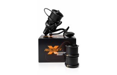 Reel Frontal Rocket Shadow 8000 - 3 Carreteles - Surfcasting Negro Derecho